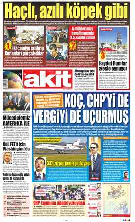 Yeni Akit sayfa 1