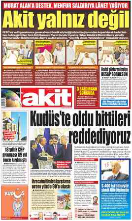 Yeni Akit sayfa 1