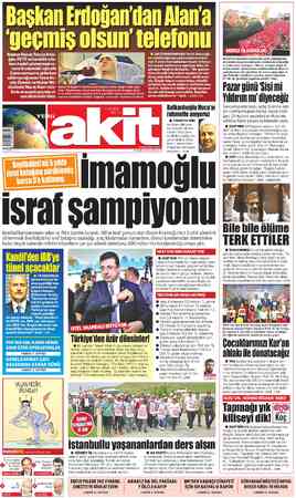 Yeni Akit sayfa 1