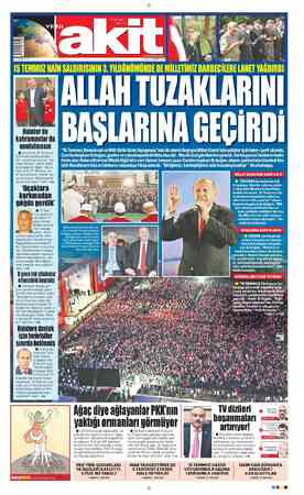 Yeni Akit sayfa 1