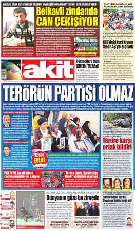 Yeni Akit sayfa 1