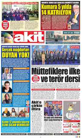 Yeni Akit sayfa 1