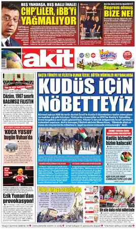  r'N BEŞ YAN'IIAIŞA, BEŞ B_Alll İII'AlE_! e CHP'LİLER, İBB'Yİ y.YAGMALIYOR 6 CEMÂZİYELÂHİR 1441 F 2020 yılının ilk Milli...