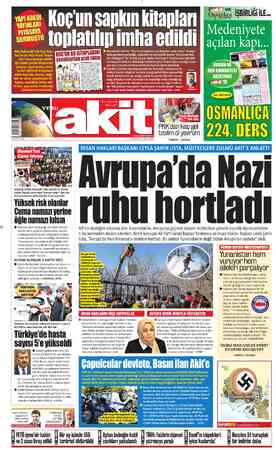 Yeni Akit sayfa 1