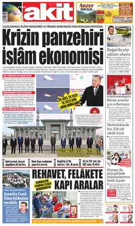  Anzer u PAZARTESİ 15 HAZİRAN 2020 ULUSLARARASI İSLAM EKONOMİSİ VE FİNANSI KONFERANSI'NDA KONUŞAN ERDOĞAN: Cumhurbaşkanı Recep