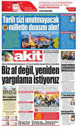  MOBİL FİNANSMAN Vaktiniz mi yok? Finansman ihtiyacınız mı var? İHTİYACINIZ OLAN FİNANSMANA ULAŞMANIN EN KOLAY YOLU: W Ziraat