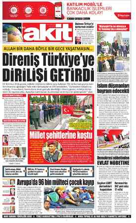 Yeni Akit sayfa 1