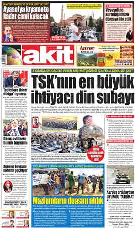 Yeni Akit sayfa 1