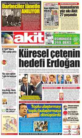 Yeni Akit sayfa 1