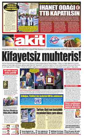 Yeni Akit sayfa 1
