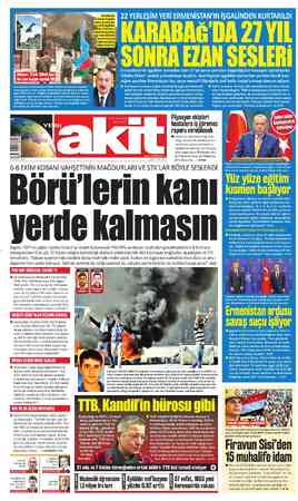 Yeni Akit sayfa 1