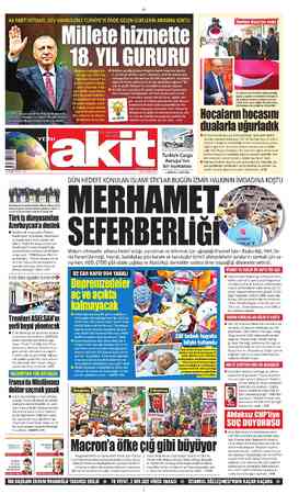 Yeni Akit sayfa 1