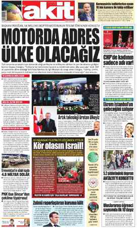 Yeni Akit sayfa 1