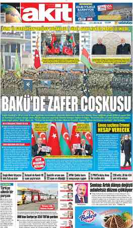 Yeni Akit sayfa 1