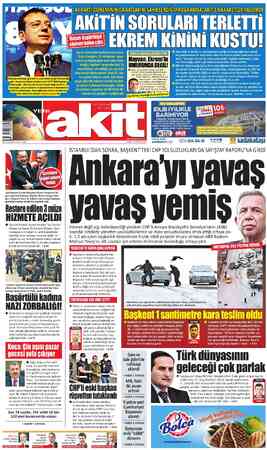 Yeni Akit sayfa 1