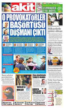 Yeni Akit sayfa 1