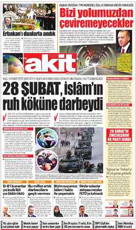 Yeni Akit sayfa 1