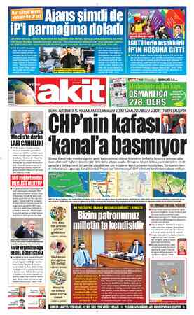  Sandıktan umudu kesince, tiyatrolara bel bağlayan zillet ittifakı, ajans işi prodüksiyonlara hız verdi. CHP Genel Merkezi...