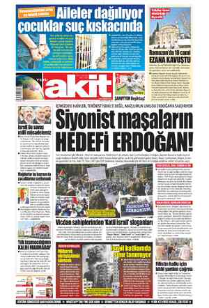  aa Aleler dağılıyor çocuklar suç kıskacında Son yıllarda artan bo- şanma oranları ve suça karışan çocuk sayıları, Diyanet...