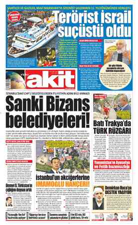  + ŞAHİîLER VE GAZİI.ER MAvi MARMARA'YA slvonlg ĞAI.DIRININ 11. YII.DÖNÜMÜNDE KONUŞTU ş ' ı İ | seııiuıeıim'ııı ' O eç Een y"