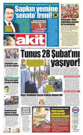 Yeni Akit sayfa 1