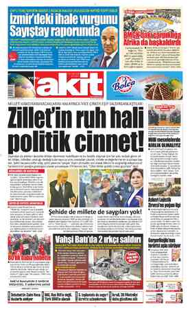  "Lİ TUNÇ SOYER'İN SADECE 1 YILDA 26 İHALEDE US izmir'deki ihale vurgunu Sayıştay raporunda Akit, CHP'li belediyelerdeki...