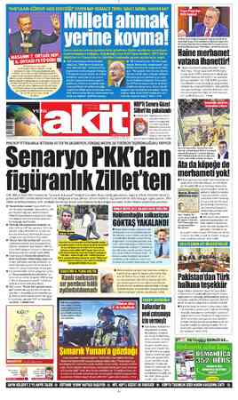 Yeni Akit sayfa 1
