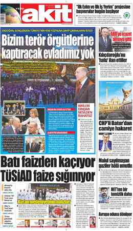 Yeni Akit sayfa 1
