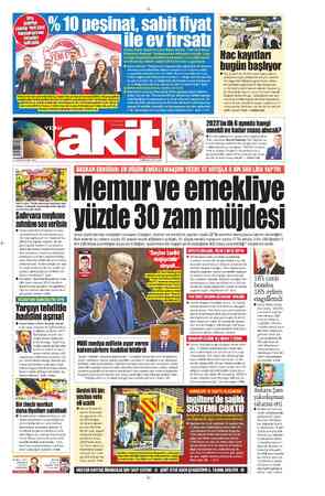 Yeni Akit sayfa 1