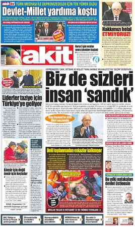 TÜRK MEDYASI İLE DEPREMZEDELER İÇİN TEK YÜREK OLDU Devlet-Millet yardıma koştu Asrın felaketini yaşayan Türkiye, yardım...