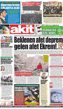 Yeni Akit sayfa 1