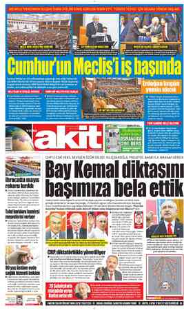 Yeni Akit sayfa 1