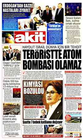 Yeni Akit sayfa 1