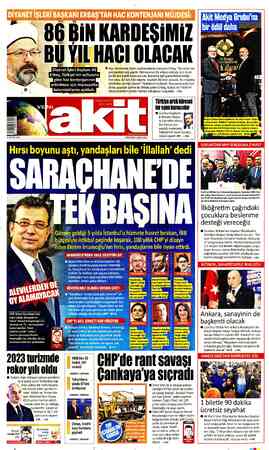  | | Diyanet İşleri Başkanı Ali Erbaş, Türkiye'nin nüfusuna göre hac kontenjanının artırılması için müracaatta bulunduklarını