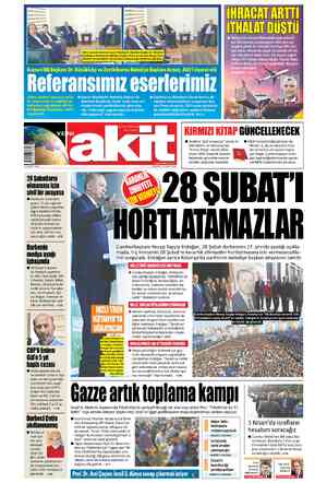  19 ŞABAN 1445 Akit'e ziyarette bulunan Kayseri Büyükşehir Belediye Başkanı Dr. Memduh Büyükkılıç ve Zeytinburnu Belediye...
