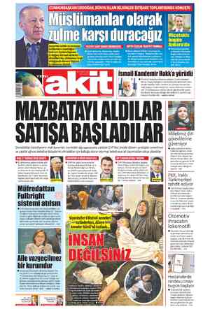 Yeni Akit sayfa 1