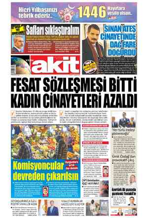  € Safları sıklaşııralım Dışişleri Bakanı Hakan Fıdan, TDT'nıg, gları daha da sağlam- l 1 MUHARREM 1446 PAZAR 7 TEMMUZ 2024