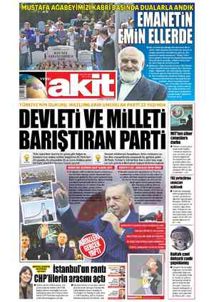 Yeni Akit sayfa 1