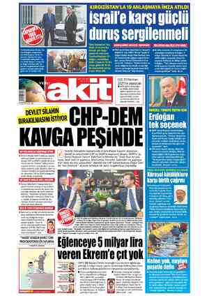Yeni Akit sayfa 1