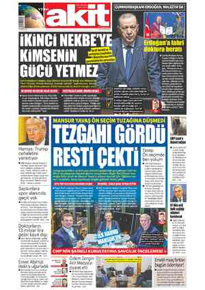 Yeni Akit sayfa 1