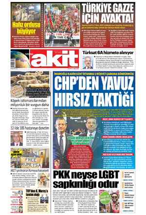  ÜRKİYE GAZZE IN AYAKTA! Siyonist İsrail'in 7 Ekim 2023 tarihinden beri Gazze'de sürdürdüğü iş- gal ve soykırıma karşı, ümmet