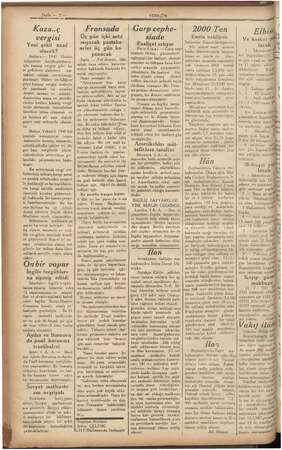  Sayfa — — yz — K azaç vergisi Yeni şekil nasıl ve Ankara,— 1940 Devlet bütçesi nin leileğikilmesi için kazanç vergisi gibi zı