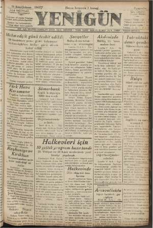  vi Gazete & git Mül Ye ait yazılar N o v Sa İ6 ikincijkânun 194117 © Saka BALCIOĞLU | Sahibi've Başmuharriri lim. — €şriyat