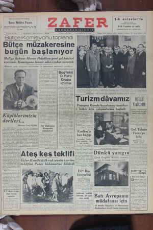 Zafer Gazetesi 19 Aralık 1950 kapağı
