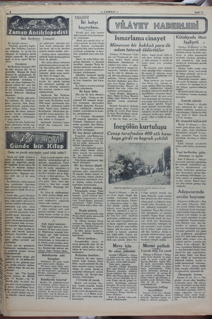    ; — |in toplandığı ve üç bi — “adamının bu toplantıya iştirak e vi yazıyordu. Bu cemi lir ve ne iş yapar? Bir ka- eküldür.