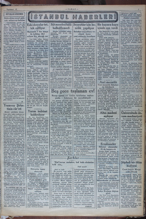        i geT G AA İRE LA Teşrinisani 12 [ SÜTUNLAR ARASINDA Gelecekten evvel gide- cek münevver bulalım * Köylerimizden ...