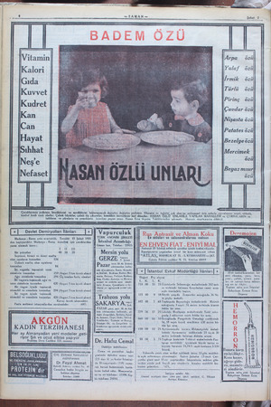    Nefaset | — Devlet Demiryolları İlânları — | « | Mudanya - Bursa yolu ucuzlatıldı. Tenzilât 15 Şubat 1935 den...