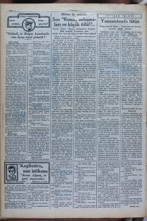     geçirdim? “Selânik,te Bulgar komitecile- rine karşı ııgsıl çalıştık ? Gülünç vaziyet Delikte bizi görünce, meresidir ? Ben