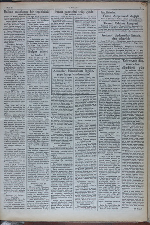    Mart 26 Balkan misakının bir teşebbüsi Birinci sahifeden dvam enliraz «4 BÜkei süemaelliya &e n zamear nn US atn eklerini