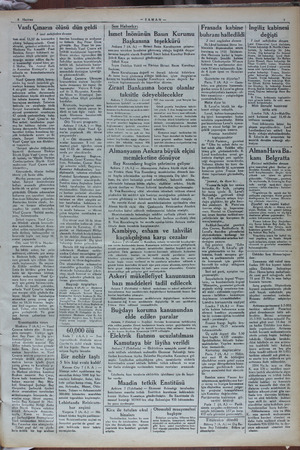    8 Haziran —ZAMAN — 7 Vasfı Çınarııi Söverlsi, golenleri se Vis Konsülü - Fast Yi komiserliği siyasal büro şe- fi Mullar,